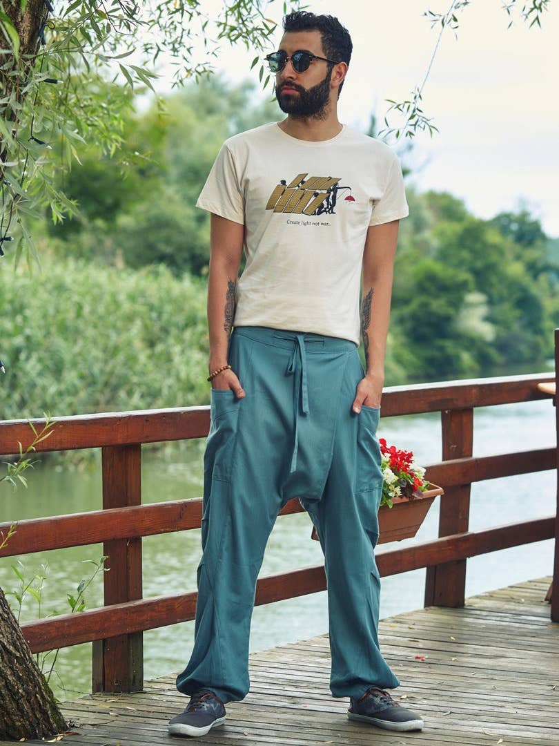 Man Harem Shorts, Men's Clothing Bohemian, Hippie Clothes