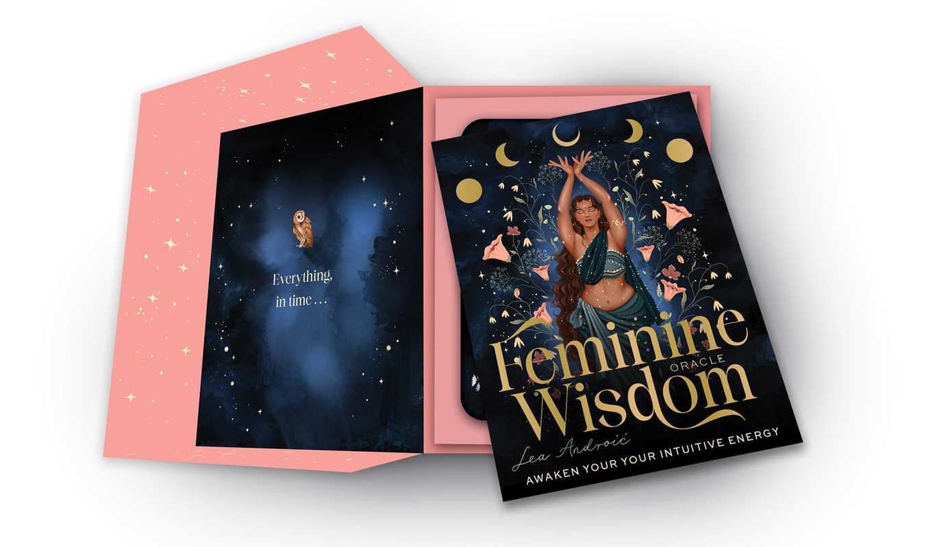 Feminine Wisdom Oracle by Lea  Androic: Flashcards; 96 pages / English