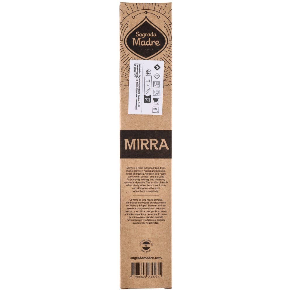 Natural Myrrh Incense - Sagrada Madre