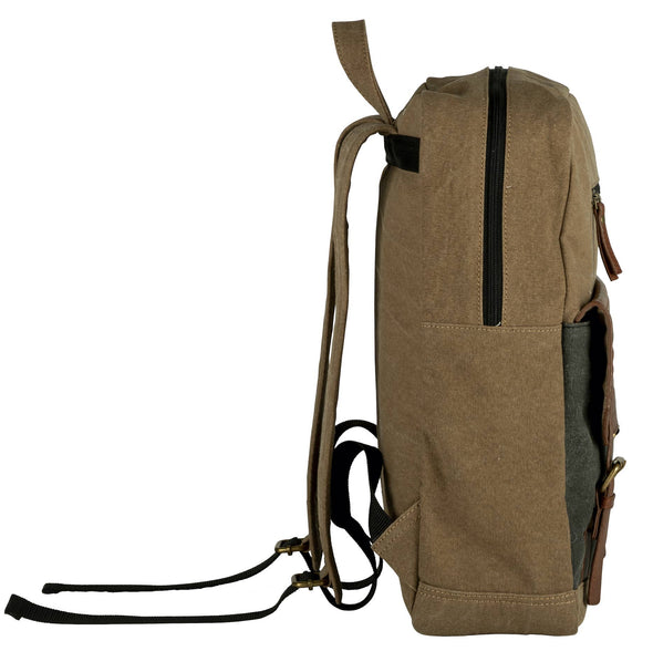 Atherol Up-Cycled Canvas and Genuine Leather Backpack