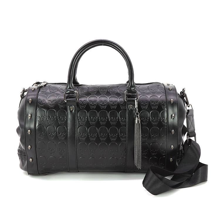 Dual Skulls Large Satchel