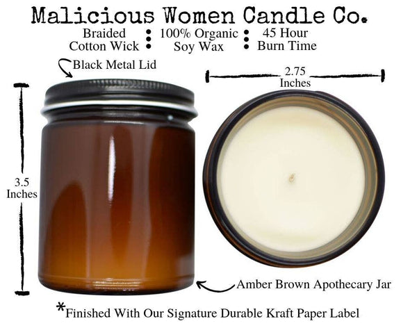 Malicious Women Candle Co - Funny Candle - Bitches Get Shit Done: Berry Belini