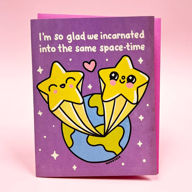 Greeting Card - Space Time Star Babes