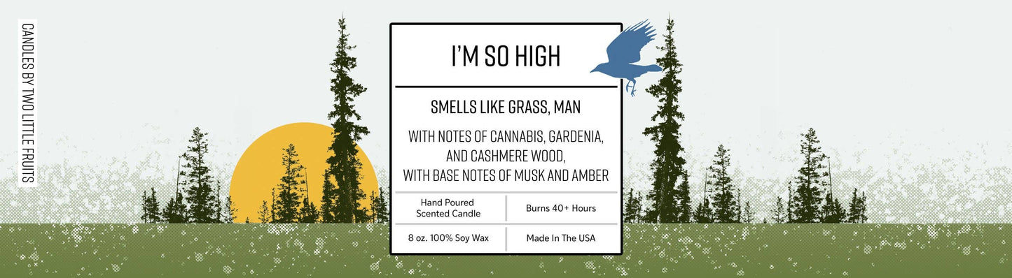 Canabis Candle | Fun Candles | I'm So High