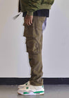 UTILITY CARGO MULTI TWILL PANTS OLIVE