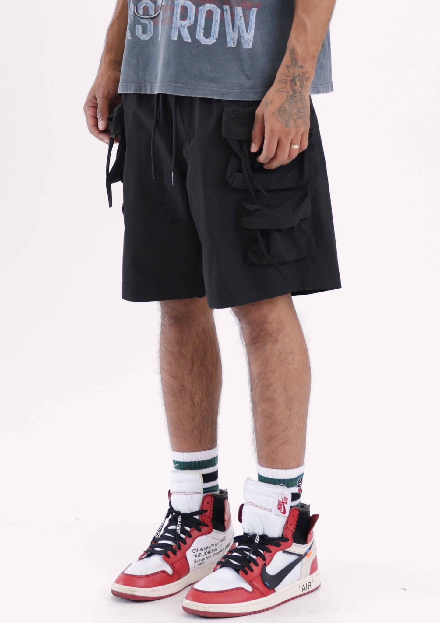 3D Y2K MULTI CARGO SHORTS