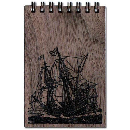 Wood Notepad - Ship