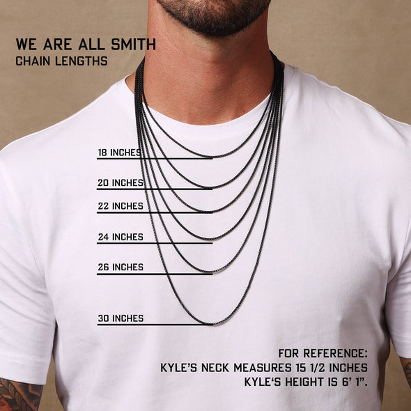 4mm Cuban Chain Necklace for Men: 20"