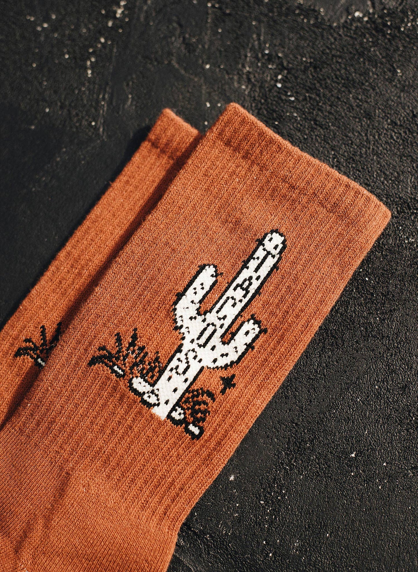 Cactus Taco Western Comfy Crew Socks