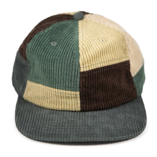 Patchwork Corduroy Hat: Woodland