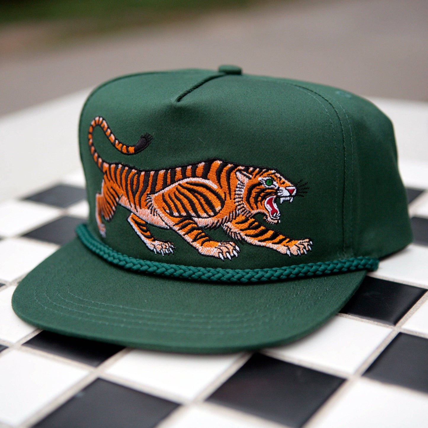 Tiger Cap: Black