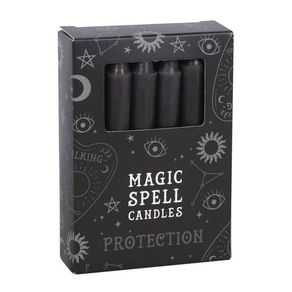 Black Protection Spell Candles C/96