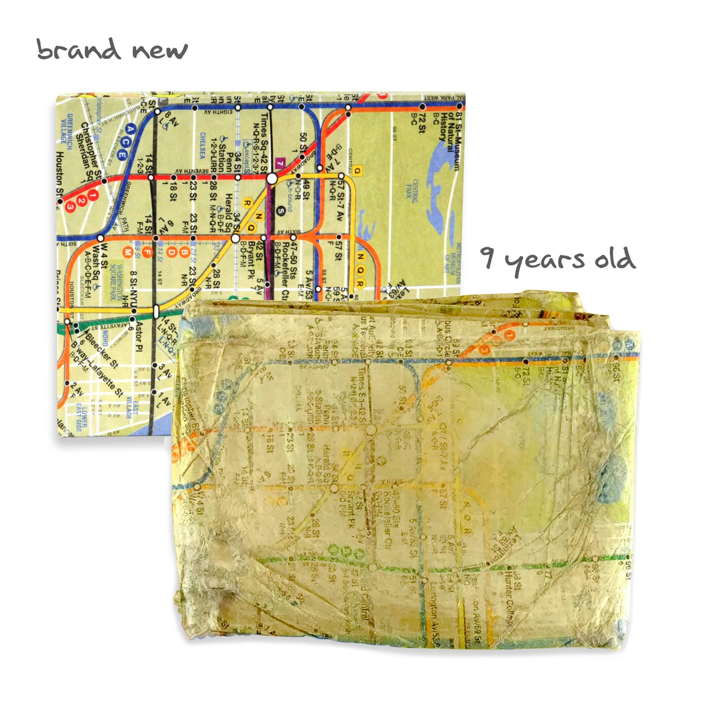 Subway Map Mighty Wallet