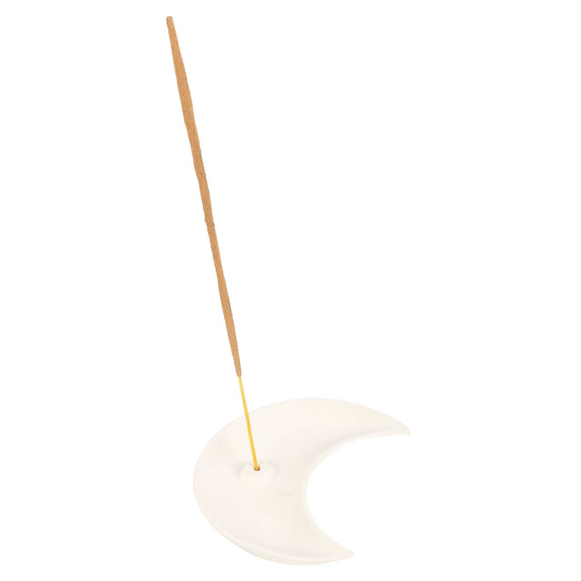 Something Different Wholesale - White Crescent Moon Incense Stick Holder