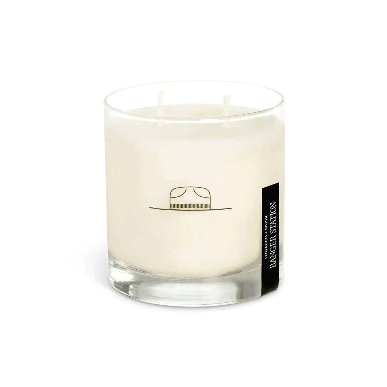 Tobac + Musk Candle : 11 oz Rocks Glass