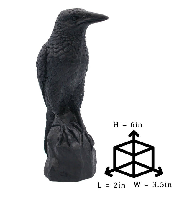 PERCHED RAVEN CANDLE | PILLAR