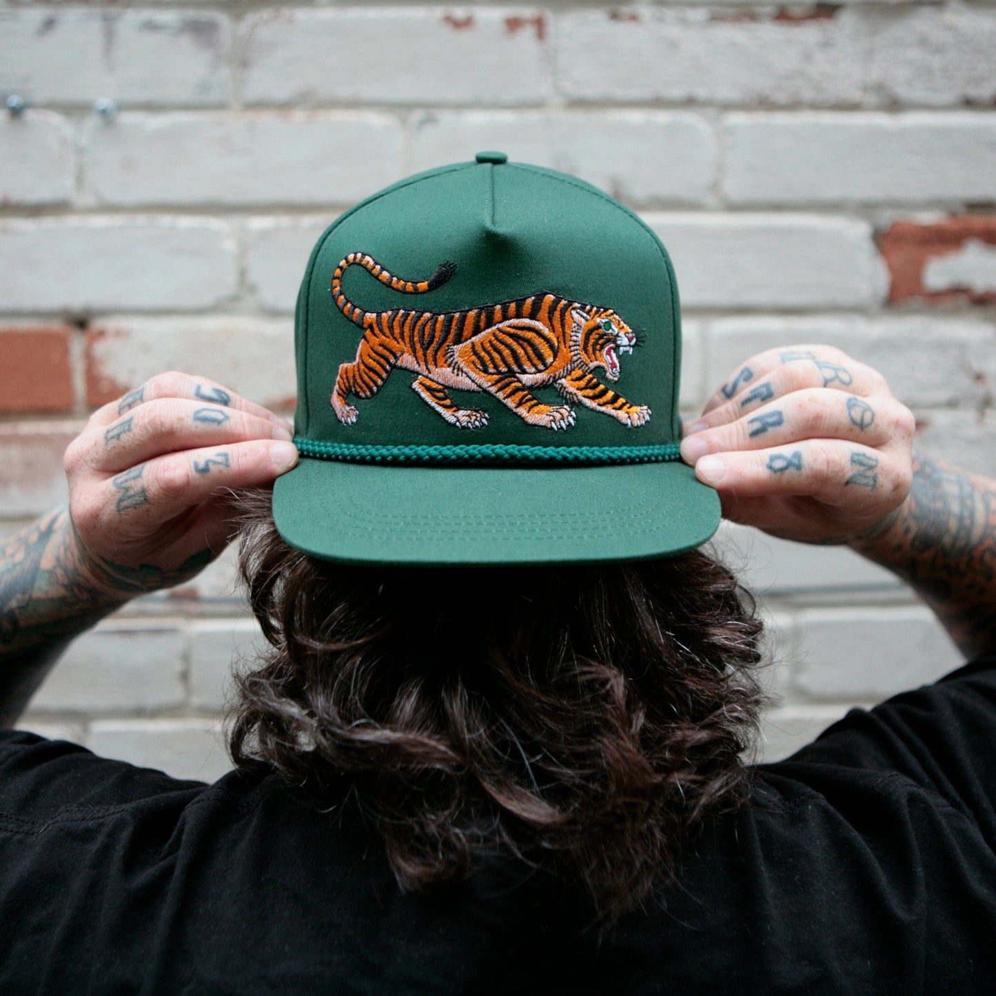 Tiger Cap: Spruce Green