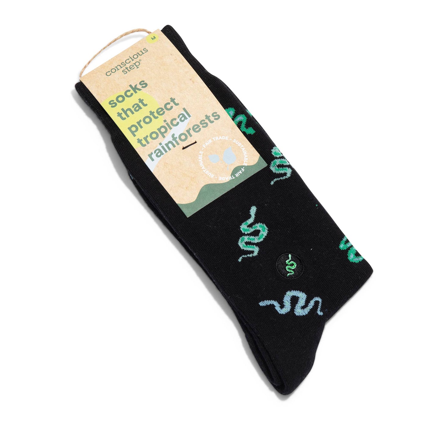 Socks that Protect Tropical Rainforests (Slithering Snakes): Medium