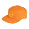 Run Wild Organic Cotton Camp Cap: Orange