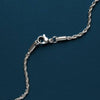 Waterproof Men's Rope Chain 3mm: 20"