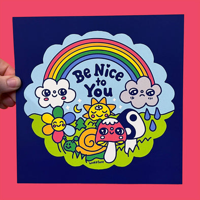 Wokeface - Print - Be Nice to You Scene