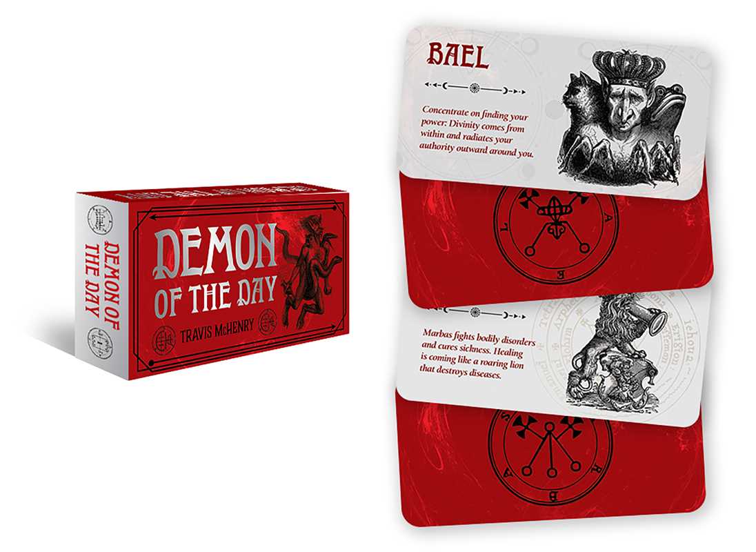 Demon of the Day by Travis McHenry: Flashcards; 40 pages / English