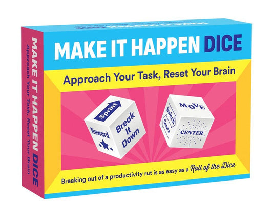 Chronicle Books - Make It Happen Dice