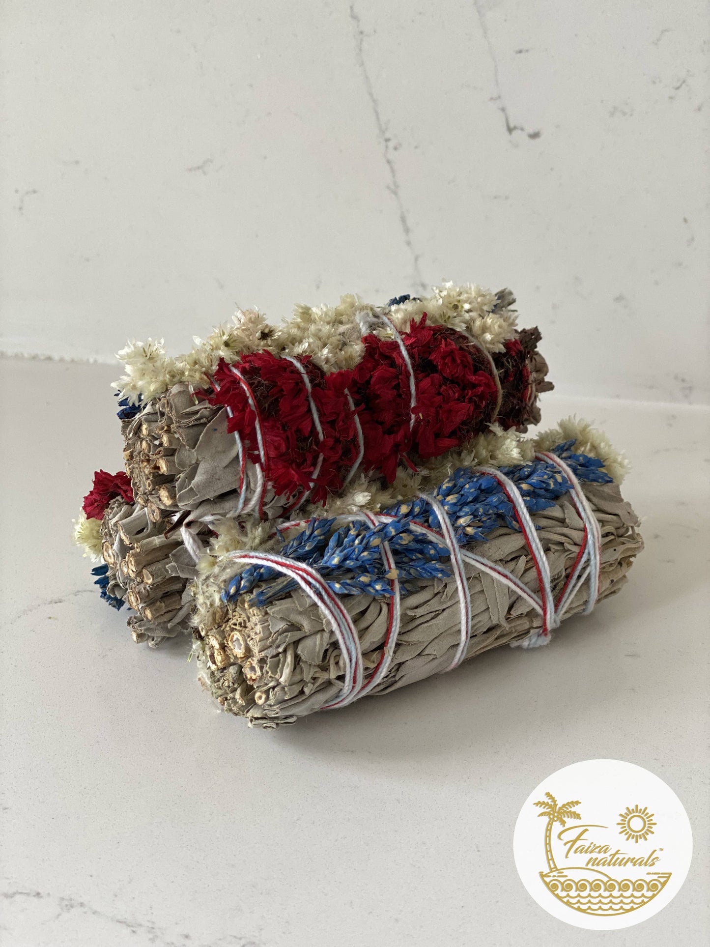 Wild Flower and White Sage Smudge Bundles