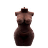 Large Curvy Woman Candle | Pillar Candle: Mauve