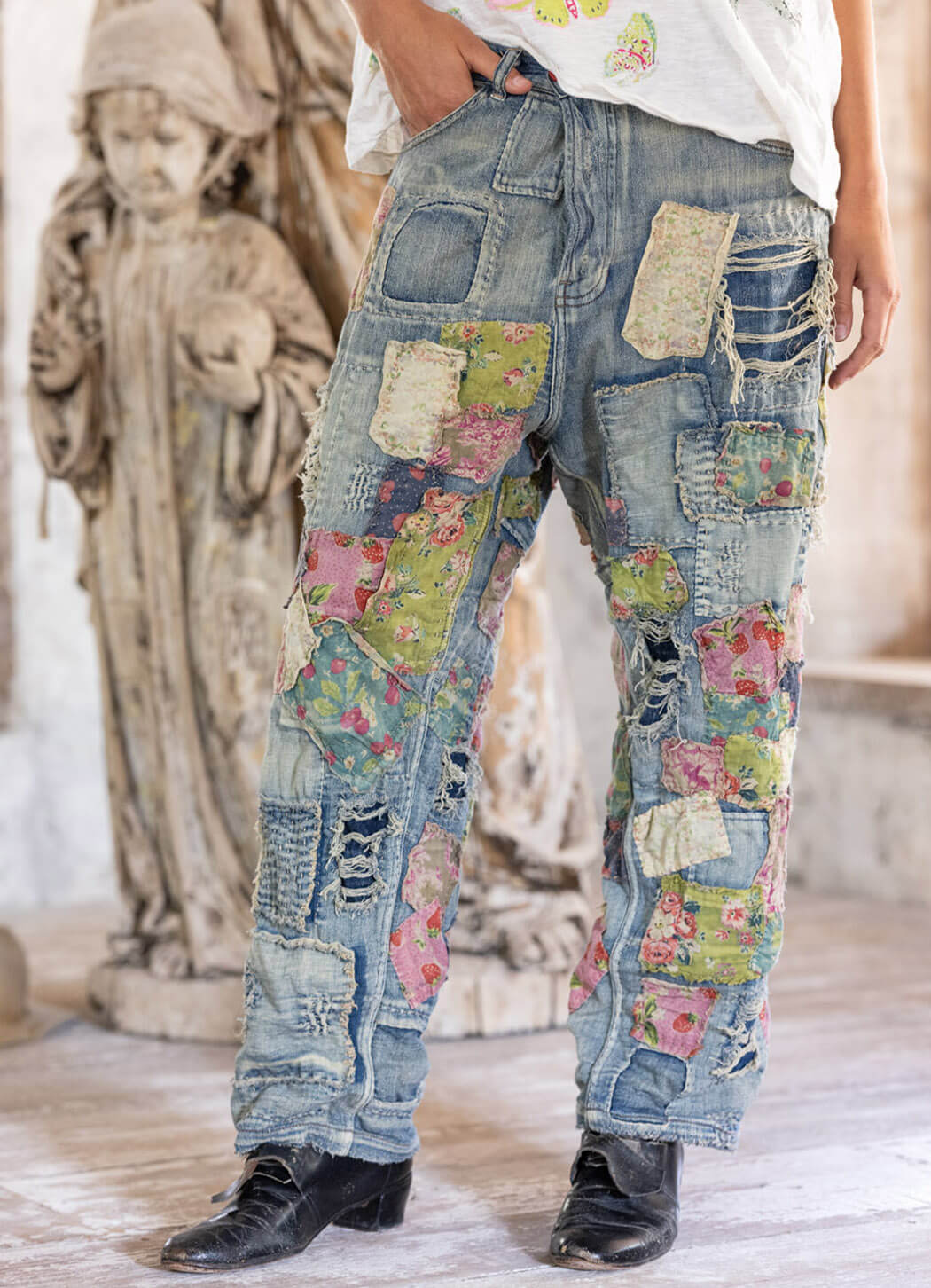 HEAVY PATCHED MINER DENIMS