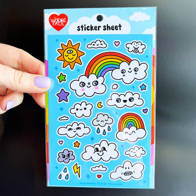 Sticker Sheet - Cloudy Daze
