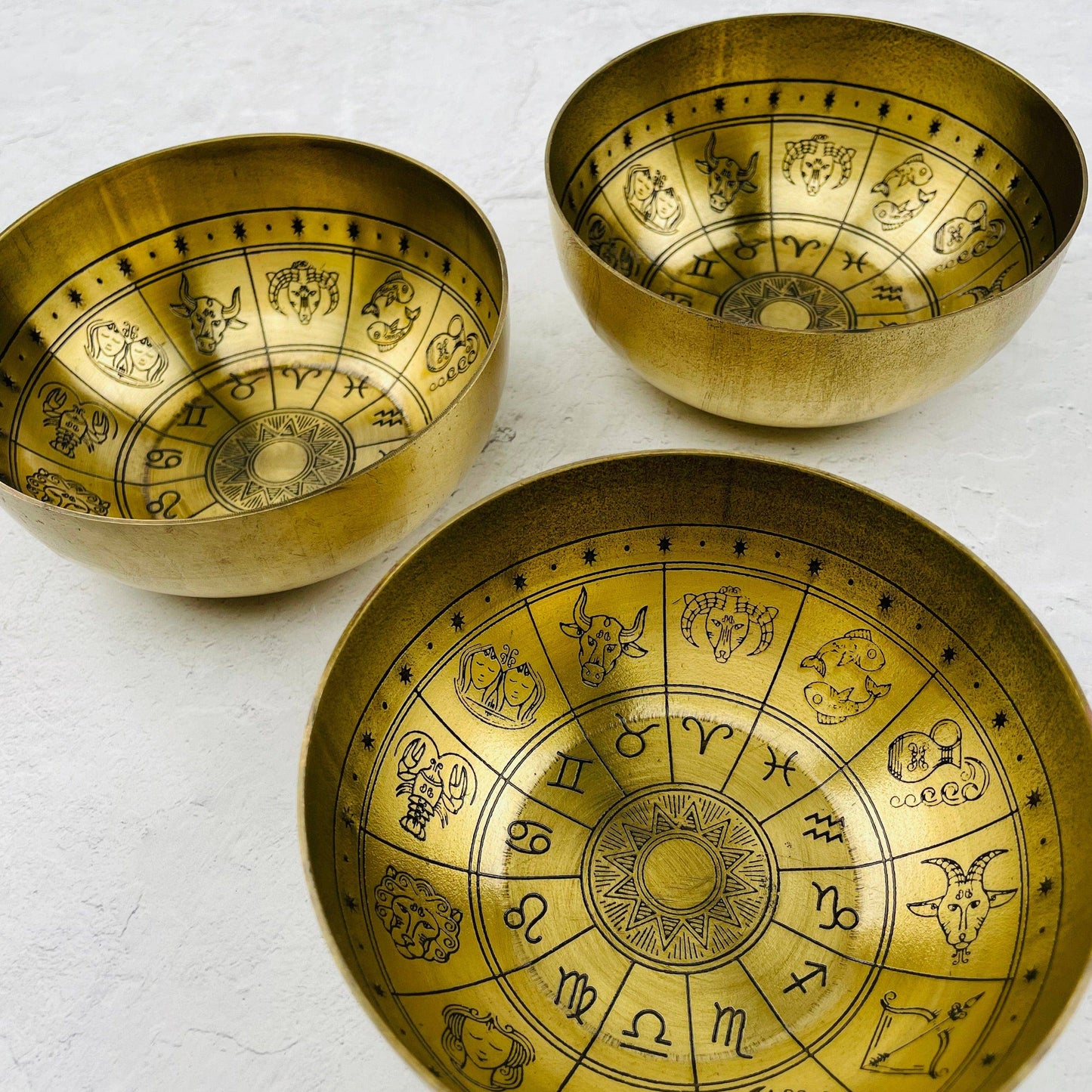 Rock Paradise - Zodiac Offering Bowl Brass