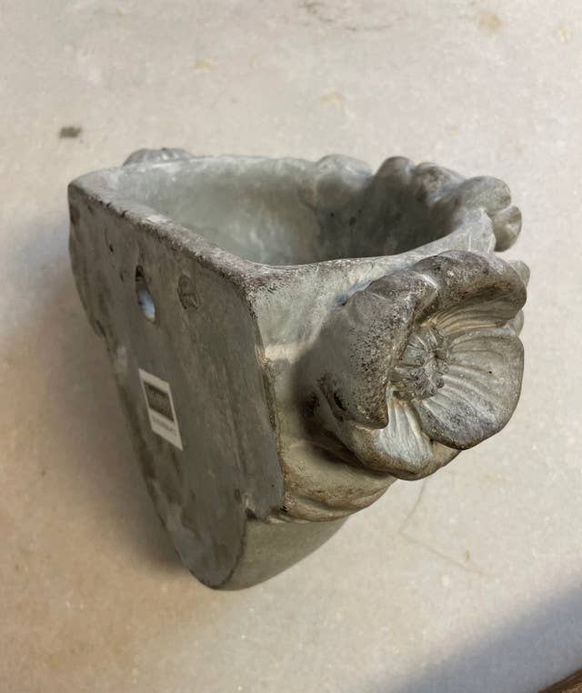 Wall Art Cement Girl Planter