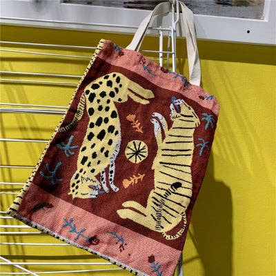 Vintage Camping Tote bag: MOON