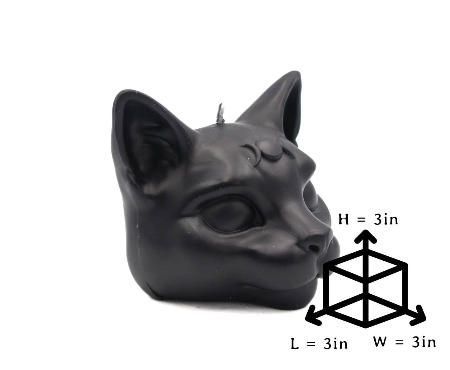 THIRD EYED CAT CANDLE | PILLAR