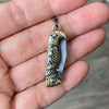 Bird Knife Necklace: 18 Inch