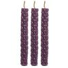 Something Different Wholesale - Set of 6 Purple Beeswax Magic Spell Candles