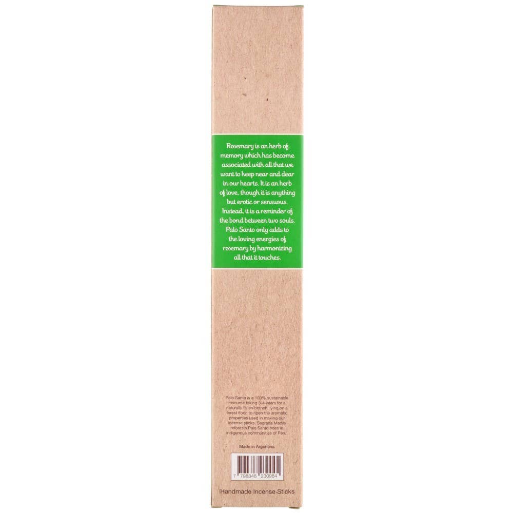 Palo Santo Incense with Rosemary - Sagrada Madre