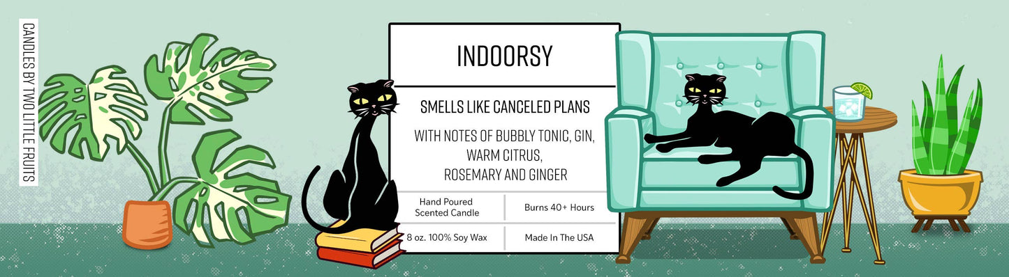 Gin Soy Candle | Boozy Candle | Indoorsy: 8 oz.