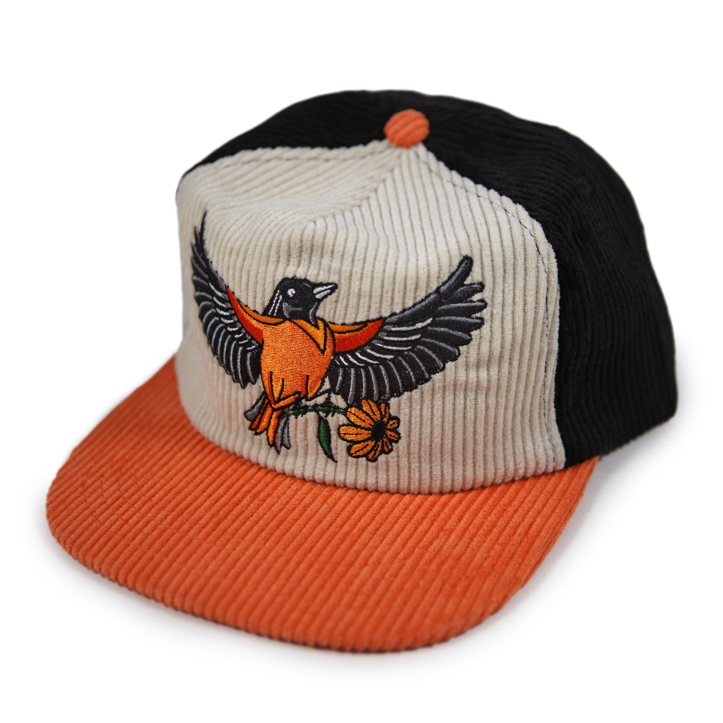 Oriole Two-Tone Corduroy Hat