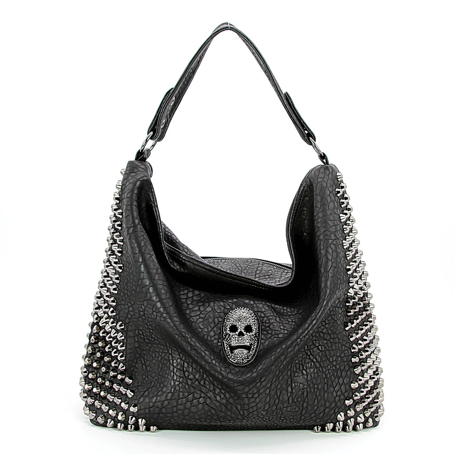 Skull Face Big Hobo Bag