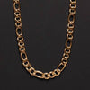 6mm Gold Figaro Chain Necklace for Men: 20"