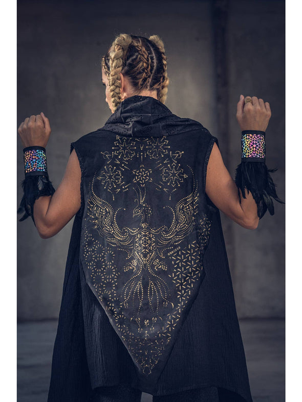 Phoenix Rising Laser Cut Vest