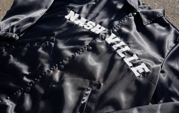 Nashville Coaches Jacket - Black