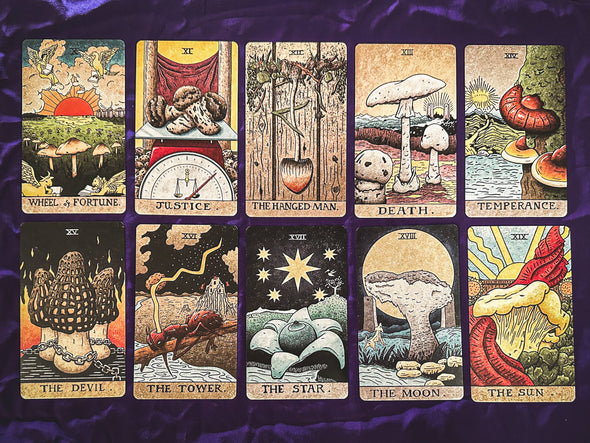 The Mushroom Hunter's Arcanum: a 78-Card Tarot Deck