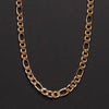 5mm Gold Figaro Chain Necklace for Men: 22"