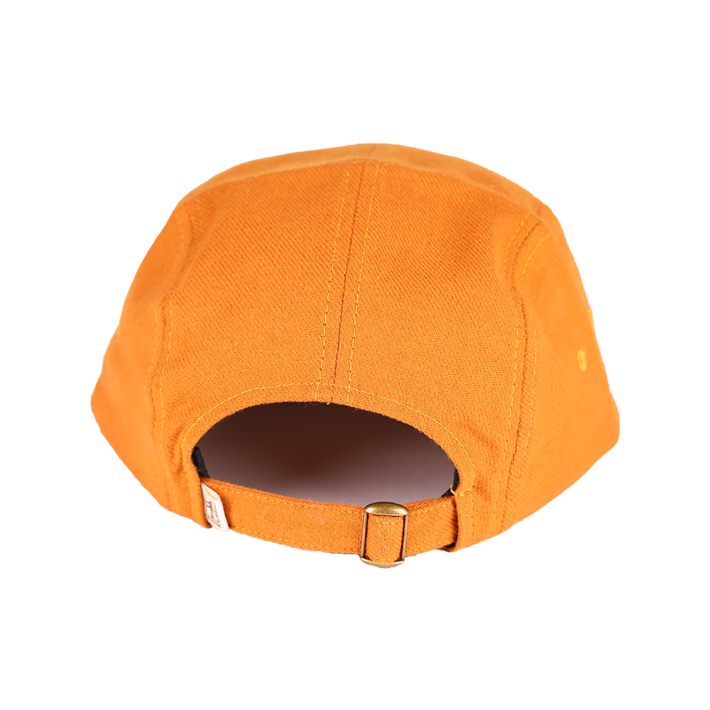 Run Wild Organic Cotton Camp Cap: Orange