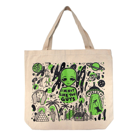 Stuntin Goods - Aliens Exist Tote Bag