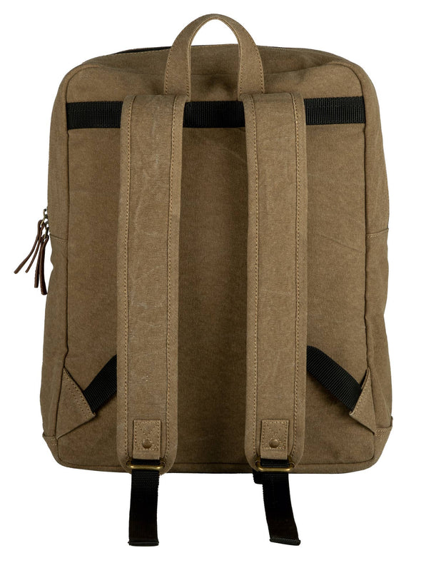 Atherol Up-Cycled Canvas and Genuine Leather Backpack