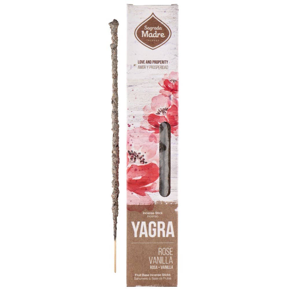 Sahumerio Yagra, Vanilla, Rose - Sagrada Madre